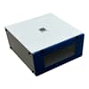 Staubschutzgehäuse für z.B. PC blau-grau abschließbar 26x61x22cm
