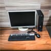 Office PC System Fujitsu D756 mit SSD + 22" NEC Monitor vergilbt + Windows 10