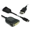 Displayport auf DVI Adapter Kabel 0,1m schwarz DP to DVI-D