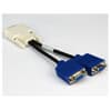 DMS-59 auf/to 2x VGA Y-Kabel Adapterkabel