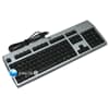 HP KUS0133 Tastatur USB deutsch silber-schwarz mit Chipkartenleser/Smart Card Terminal