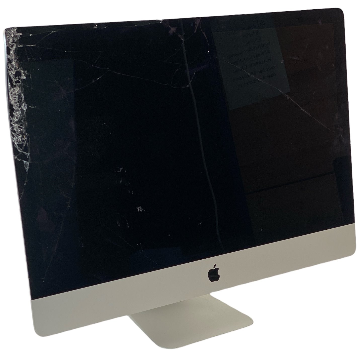 Apple iMac 27" 17,1 Core i7 6700K @ 4GHz 16GB 256GB SSD Late 2015 Displaybruch