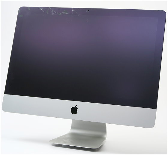 Apple iMac 21,5" 18,2 Quad Core i5 7400 @ 3GHz 8GB 256GB SSD mid 2017 C-Ware Glasbruch