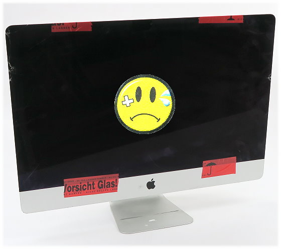 Apple iMac 27" 13,2 Core i5 3470S @ 2,9GHz 8GB ohne HDD Glasbruch C- Ware Late 2012