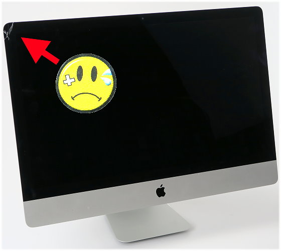 Apple iMac 27" 14,2 Core i5 4570 @ 3,2GHz 16GB 1TB GT755M Glasbruch Late 2013