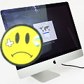 Apple iMac 27" 14,2 Core i5 4570 @ 3,2GHz 16GB 1TB C- Ware Glasbruch Late 2013