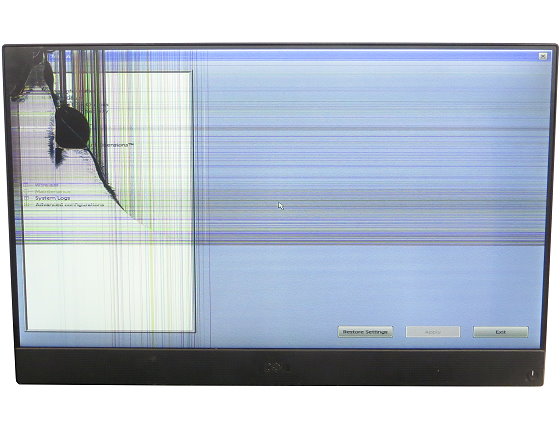 Dell Optiplex 7460 AIO Computer mit Displaybruch Teile fehlen C- Ware