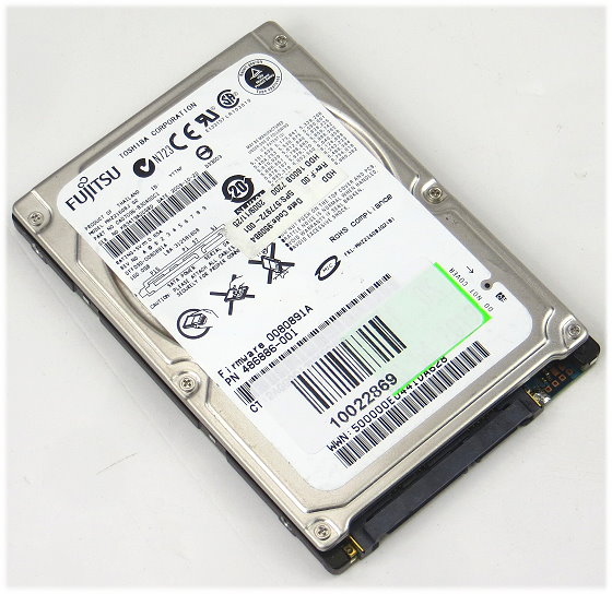 2,5" Fujitsu MHZ2160BJ 160GB SATA II 3Gbps 7200rpm HDD Festplatte für Notebook Laptop