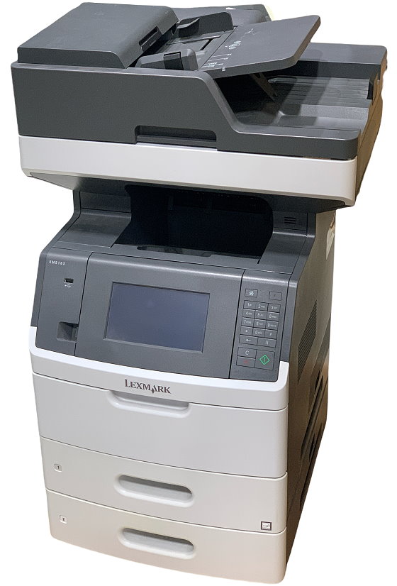 Lexmark XM5163 Multifunktionsgerät FAX Scanner Kopierer mit ADF 2 Papierfächer