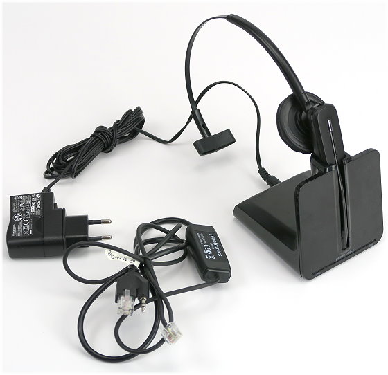 Plantronics C054A schnurloses Headset Wireless mit Kabel & Netzteil