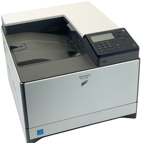 Sharp MX-C300P 30 ppm 512MB Duplex LAN Farblaserdrucker 73.500 Seiten
