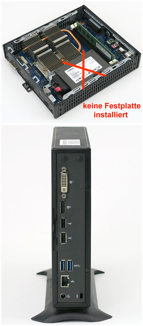 Dell/WYSE 7010 Z90D8 AMD G-T56N @ 2x 1,65GHz 4GB Radeon HD 6320 Thin Client ohne HDD